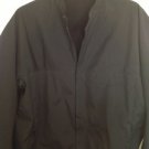 DKNY Fleece-Lined Black Motorcycle Jacket sz L