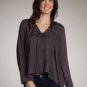 BNWT - Brown Collared Hi-Lo Top