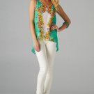 BNWT - Floral Cut Out Back Top