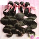 12 14 16 18" Peruvian virgin hair 4 pcs bundle 5A unprocessed hair weave