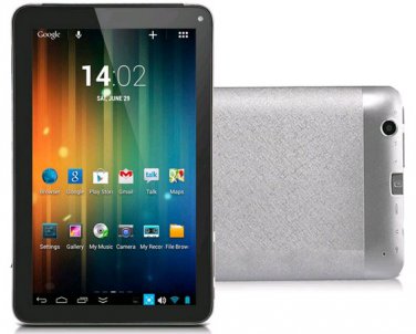 Google Android 4.2 DualCore 7"Tablet pc 4GB HDMI Dual Camera Wifi VIA8880 Silver 2013 Xmas gift