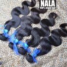 12inch 3pcs/lot virgin Peruvian hair Queen hair extensions human remy virgin hair