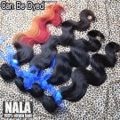 hair extensions 14inch 3pcs/lot human virgin Peruvian hair hair extension clip in hair extensions