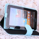 Blue color Universal Leather Case Cover for 7 inch Tablet pc 2013 Xmas gift