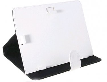 Universal Protective Leather Case Cover Stand for 7 inch Tablet PC white Newest 2013 Xmas gift