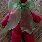 JESSICA MCCLINTOCK KEEPSAKE CHRISTMAS BEAR.  AUTHENTIC WITH ATTACHED LABEL