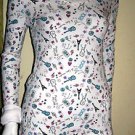 LADIES LONG SLEEVE V NECK TSHIRT "MUSIC IS MY LIFE" SIZE 2X, NWT