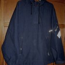 Size L Nike Men's Half Zip Hooded Jacket Velcro Cuffs, Pocket on Sleeve