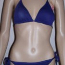 WOMEN'S NAVY BLUE KNIT STRING BIKINI, SIZE L, NEW WITH TAGS!