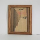 Colored Pencil Drawing on Veneer (Flight of Freedom)
