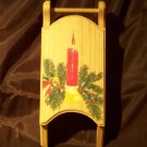 Hand Painted Wooden Sled