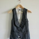 Women's Two-Side dark gray and dots Vest S/M
