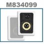 2-White Surround Sound In-Wall/Ceiling Kevlar Speakers(5/14 inch)50W/100W Max