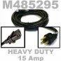 25 Ft/Foot Desktop PC Computer 15 AMP Power Cable Cord
