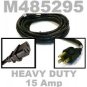 25 Ft/Foot Desktop PC Computer 15 AMP Power Cable Cord
