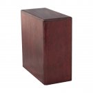 Wood Adult Cremation Urn (Wooden Urns) - Rosewood Bookshelf
