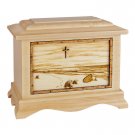 Wood Cremation Urn (Wooden Urns) - Maple Footprints in the Sand Ambassador