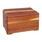 Wood Cremation Urn (Wooden Urns) - Cedar Designer