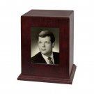 Wood Cremation Urn (Wooden Urns) - Rosewood Vertical Photo