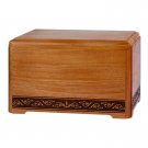 Wood Cremation Urn (Wooden Urns) - Mahogany Majesty