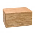 Wood Cremation Urn (Wooden Urns) - Oak Boxwood