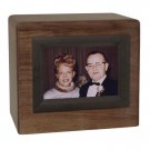 Wood Cremation Urn (Wooden Urns) - Walnut Companion Photo