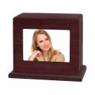 Wood Cremation Urn (Wooden Urns) - Rosewood Horizontal Photo