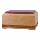 Wood Cremation Urn (Wooden Urns) - Cherry New Orleans