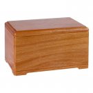 Wood Cremation Urn (Wooden Urns) - Mahogany Designer