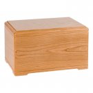 Wood Cremation Urn (Wooden Urns) - Natural Cherry Designer