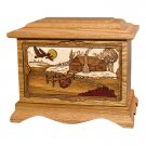 Wood Cremation Urn (Wooden Urns) - Oak Cabin Ambassador