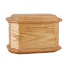 Wood Adult Cremation Urns - Oak Diplomat Urn