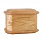 Wood Adult Cremation Urns - Oak Diplomat Urn
