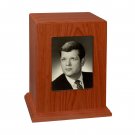 Wood Cremation Urn (Wooden Urns) - Cherry Vertical Photo