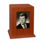 Wood Cremation Urn (Wooden Urns) - Cherry Vertical Photo