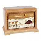 Wood Cremation Urn (Wooden Urns) - Oak Dairy Farm Hampton