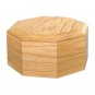 Wood Adult Cremation Urns - Oak Octagon Urn