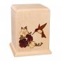 Wood Cremation Urn (Wooden Urns) - Maple Hummingbird