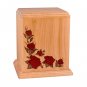 Wood Cremation Urn (Wooden Urns) - Cherry Roses