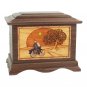 Wood Cremation Urn (Wooden Urns) - Walnut Motorcycle Ambassador