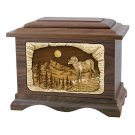 Wood Cremation Urn (Wooden Urns) - Walnut Ram Ambassador