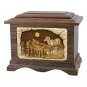 Wood Cremation Urn (Wooden Urns) - Walnut Ram Ambassador