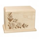 Wood Cremation Urn (Wooden Urns) - Maple Roses