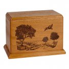 Wood Adult Cremation Urn (Wooden Urns) - Mahogany Road Home