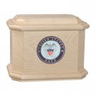 Wood Cremation Urn (Wooden Urns) - Maple Diplomat Military