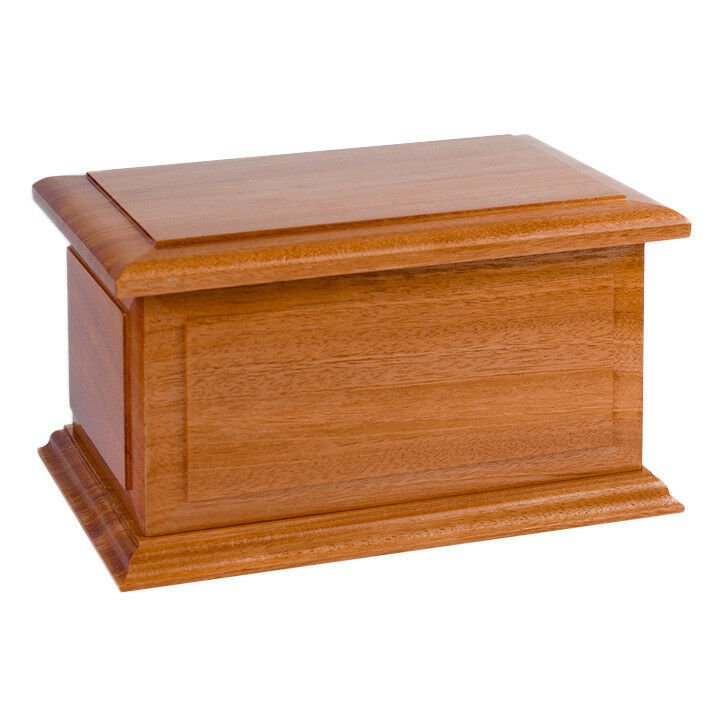 Wood Adult Cremation Urn (Wooden Urns) Boston Mahogany Companion