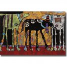 Looking For Trouble by Jenny Foster Custom Stretched Canvas (Ready-to-Hang)