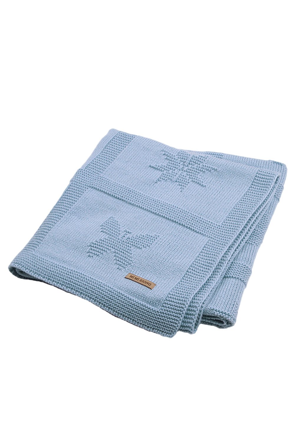 Sapphire Butterfly Heart Star Baby Blanket