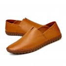 Large Size Men Soft Sole Genuine Leather Loafers Slip On Flats
