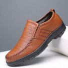 Men Microfiber Breathable Soft Bottom Slip On Comfy Business Shoes